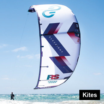 Eleveight Kite RS V7 in weiß bei Sonnenschein vor blauem Himmel