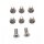 Duotone Fin Screw M6x18mm (8pcs)