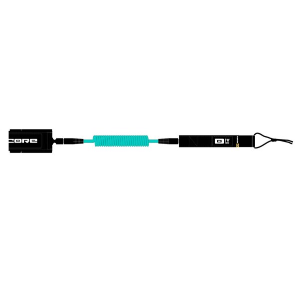Core Wingboard Leash coiled 9ft
